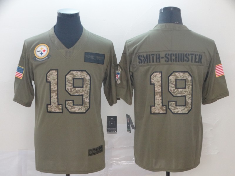 Men's Pittsburgh Steelers JuJu Smith-Schuster #19 Brown Jersey